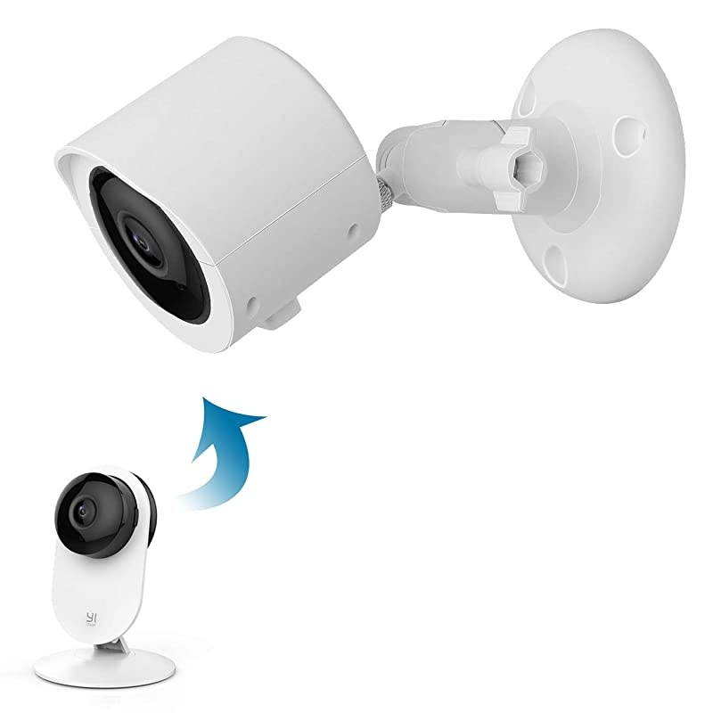 Security Camera Wall Mount for Wyze Cam v3, Arlo Pro 4, eufyCam 2C, Ring Stick Up Cam and More, White