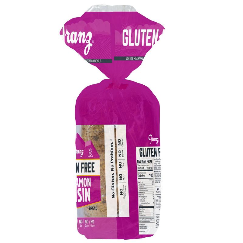 Franz Gluten Free Cinnamon Raisin Bread 20oz