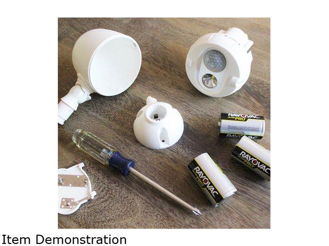 Mr Beams MBN342 Wireless Motion Sensing 200 Lumen LED NetBright&reg; Networked Spotlight, White, 2 Pack