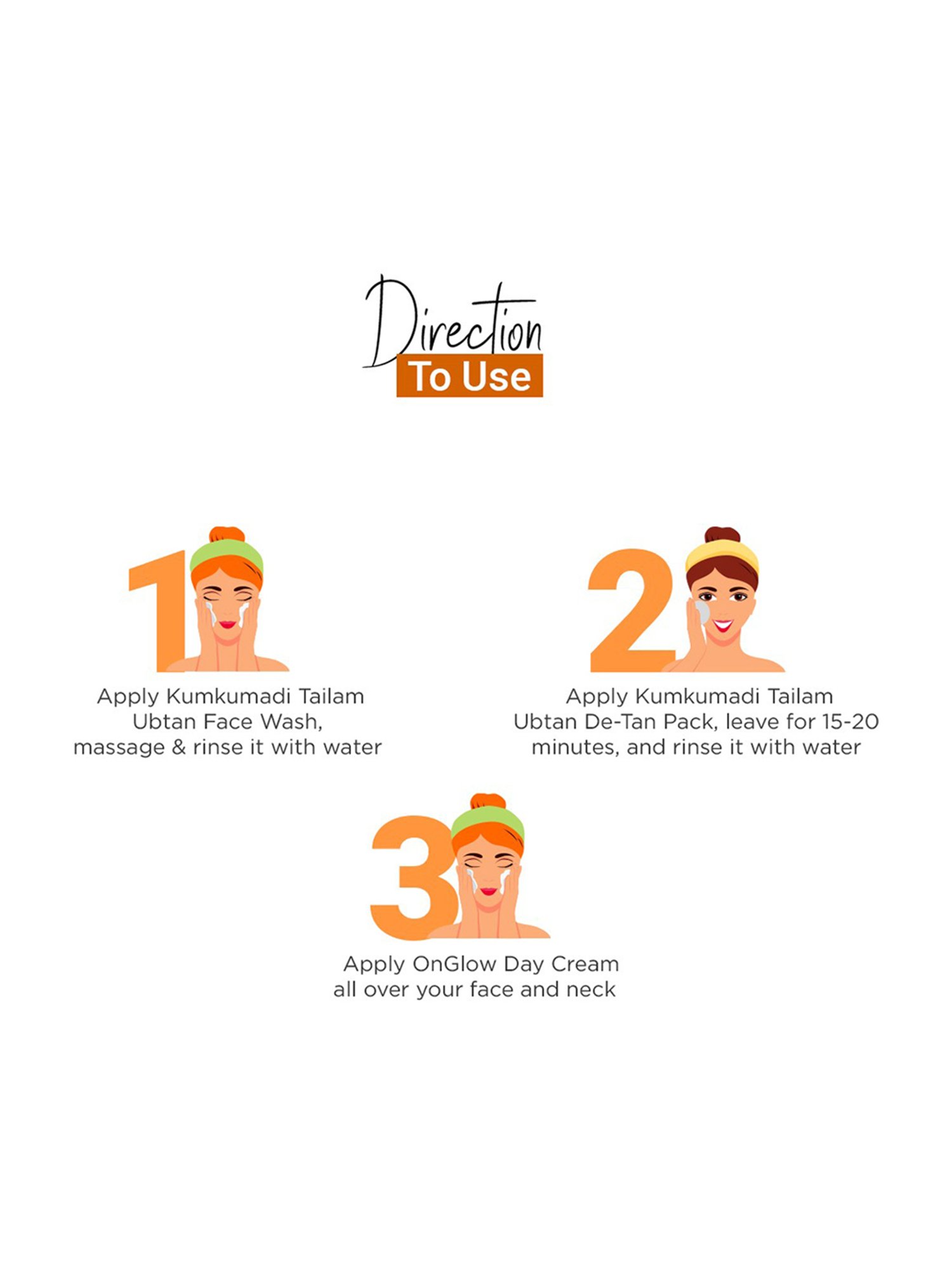 VEDIC LINE Kumkumadi Tailam De Tan Kit