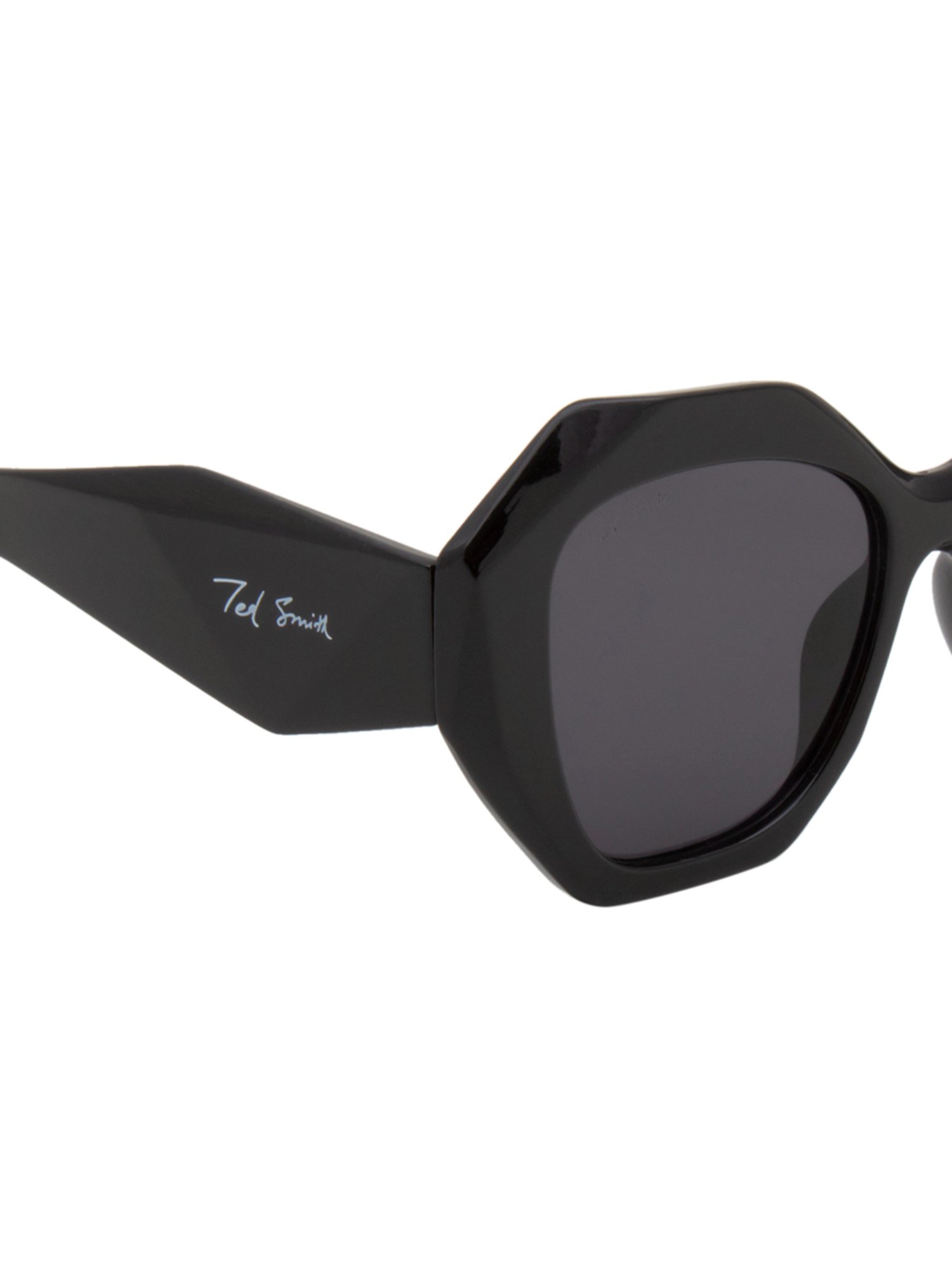 Ted Smith Grey Cat Eye UV Protection Sunglasses for Women