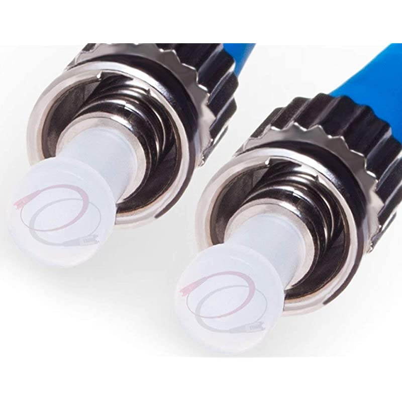 55M OS2 LC ST Fiber Patch Cable | 10Gb Duplex 9125 LC to ST Singlemode Jumper 55 Meter 18044ft | Length Options 05M 300M | 1gb 10gb smf UPC sfp 10gbase sm PVC ofnr lcst