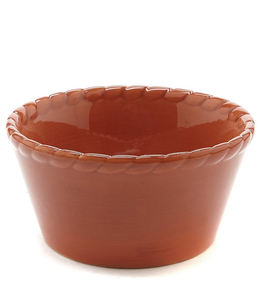 Artimino Tuscan Countryside Rope Edged Stoneware Ramekin