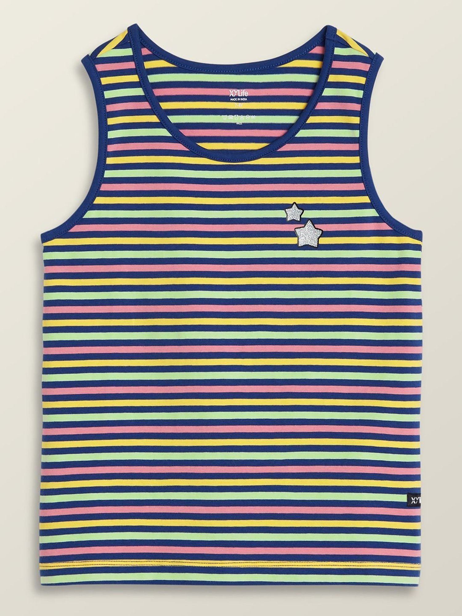 XY Life Kids Multicolor Striped Tank Top
