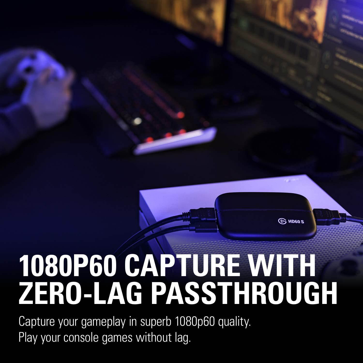 Elgato Game Capture HD60 S - Stream and Record in 1080p60, for PlayStation 4, Xbox One & Xbox 360