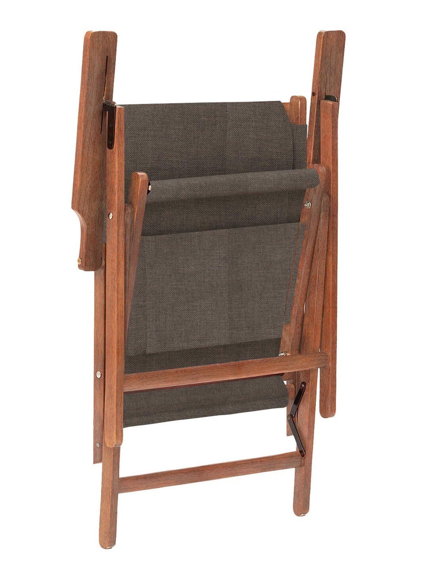 Chumbak Bistro Solid Beige Wood Folding Chair