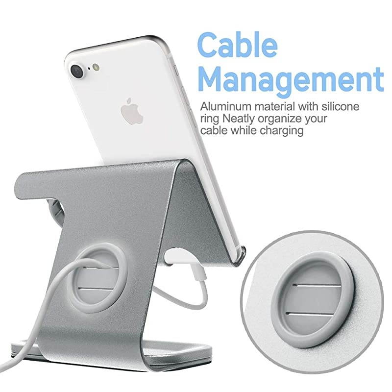 Cellphone and Apple Watch Stand  2 in1 Universal Desktop Stand Holder for iPhone iPhone 11 Pro Max iPhone 11 iPhone 11 Pro Phone and Apple Watch38mm42mmGray Leather