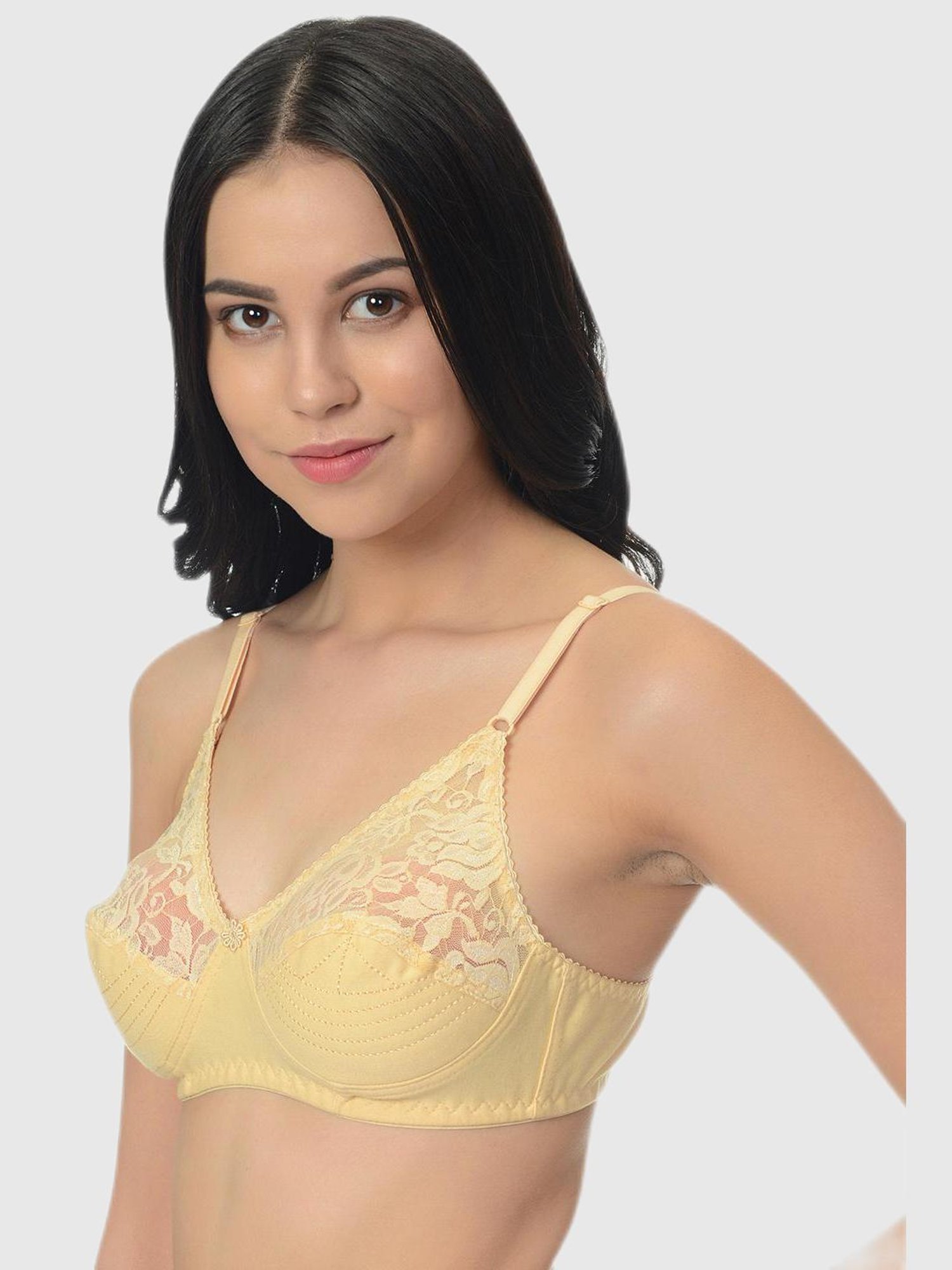 Mod & Shy Multi Lace Print Bra Set