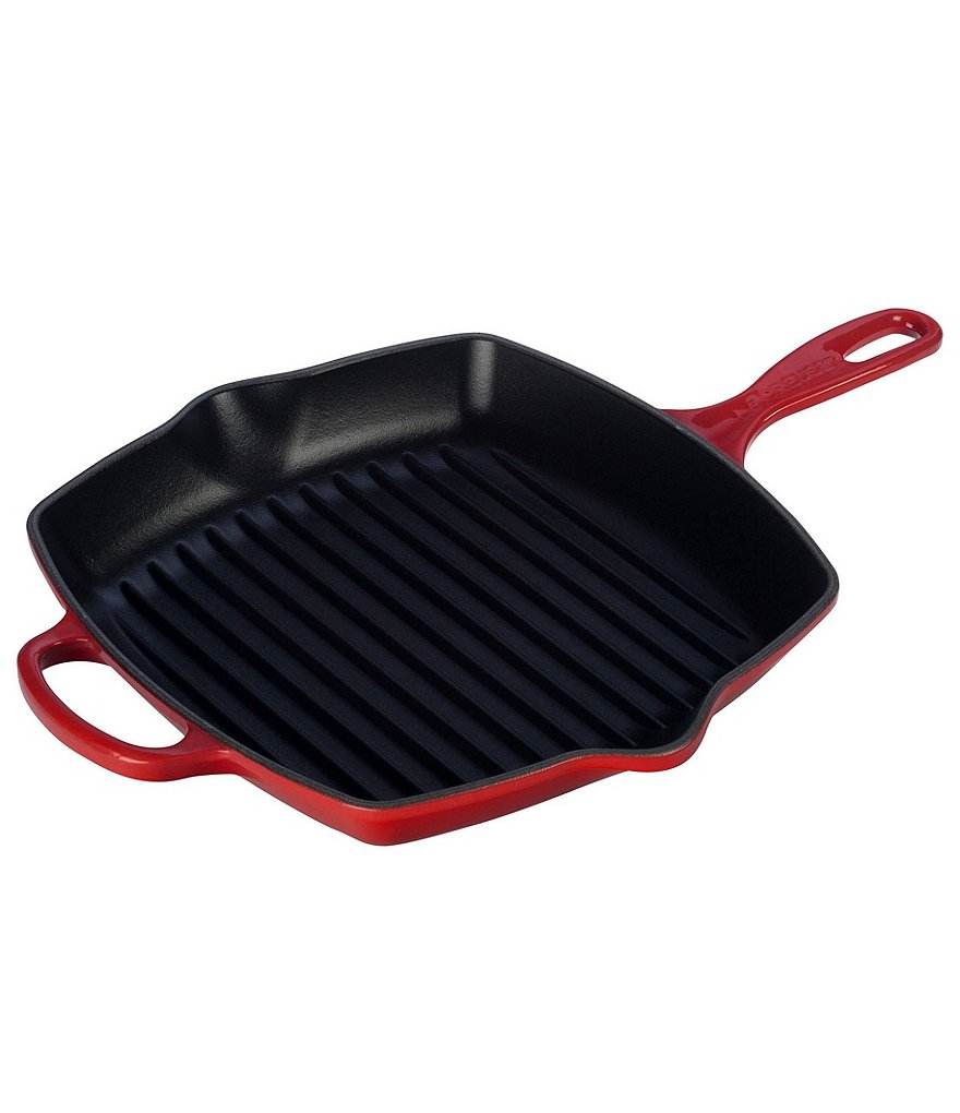 Le Creuset 10.25-Inch Signature Square Skillet Grill