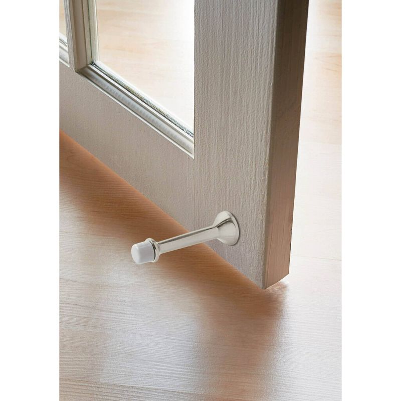 Scotch 3" Door Stops Satin Nickel
