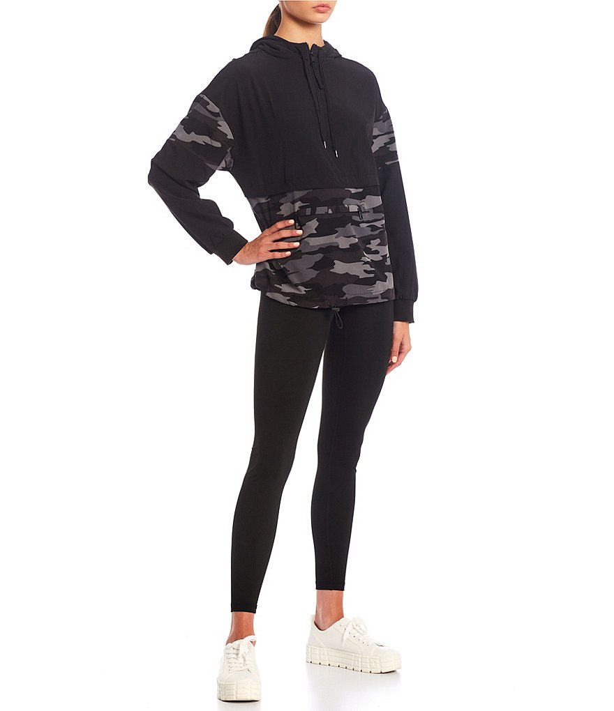 Sundown by Splendid Coordinating Joey Acid Wash Zip Front Hoodie