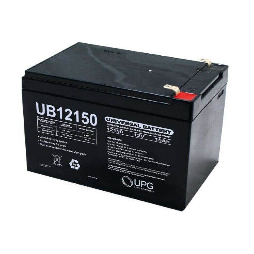 NEW 12V 15AH F2 SLA Replacement Battery for Wagan 2464 Powerdome LT Jump Start
