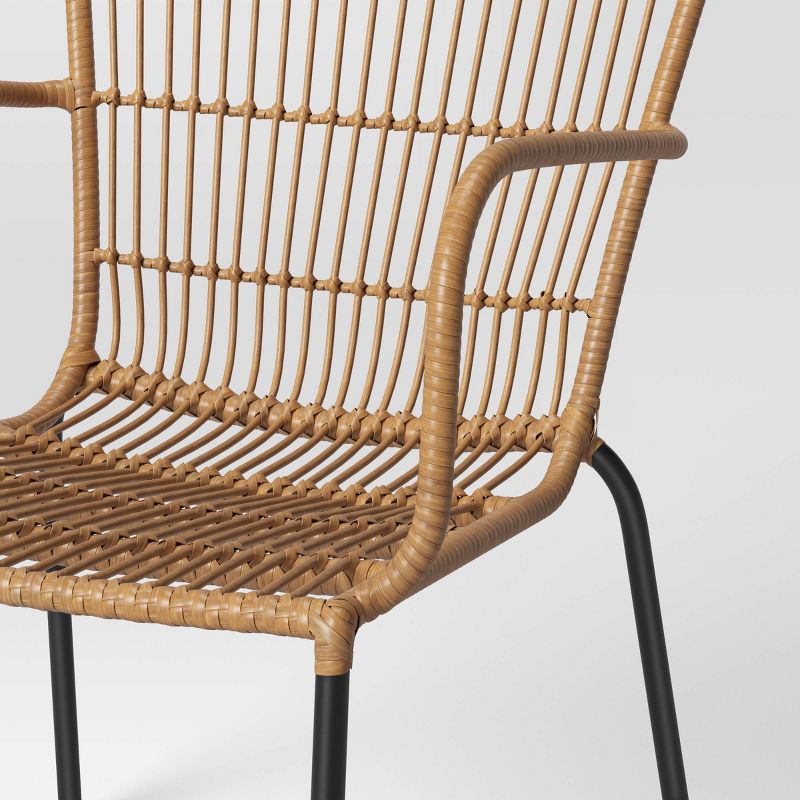 Wingback Patio Accent Chair - Natural - Opalhouse™