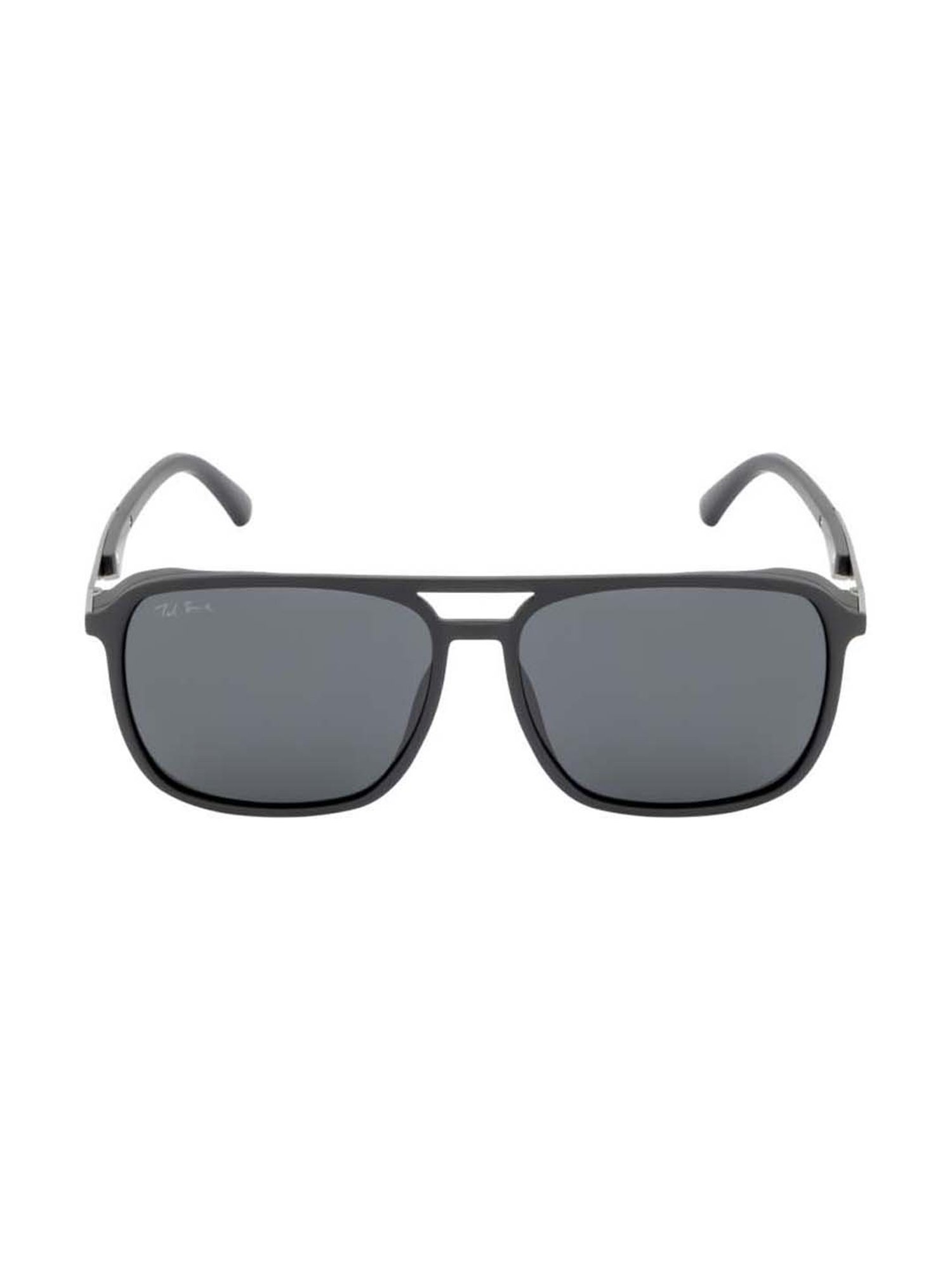 Ted Smith TS-1261S_M.BLK Grey Square Sunglasses