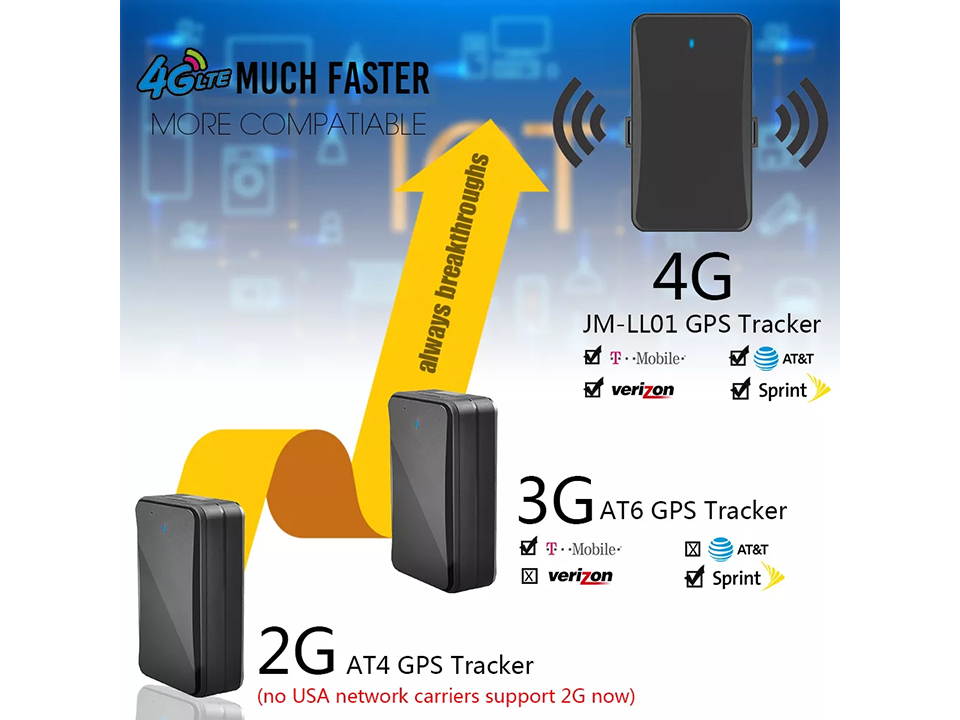 JIMIIoT LL01 4G LTE Magnetic GPS Tracker With 10000mAh Battery IP65 Waterproof Real-Time Tracking Google Map Asset Locator For Cars