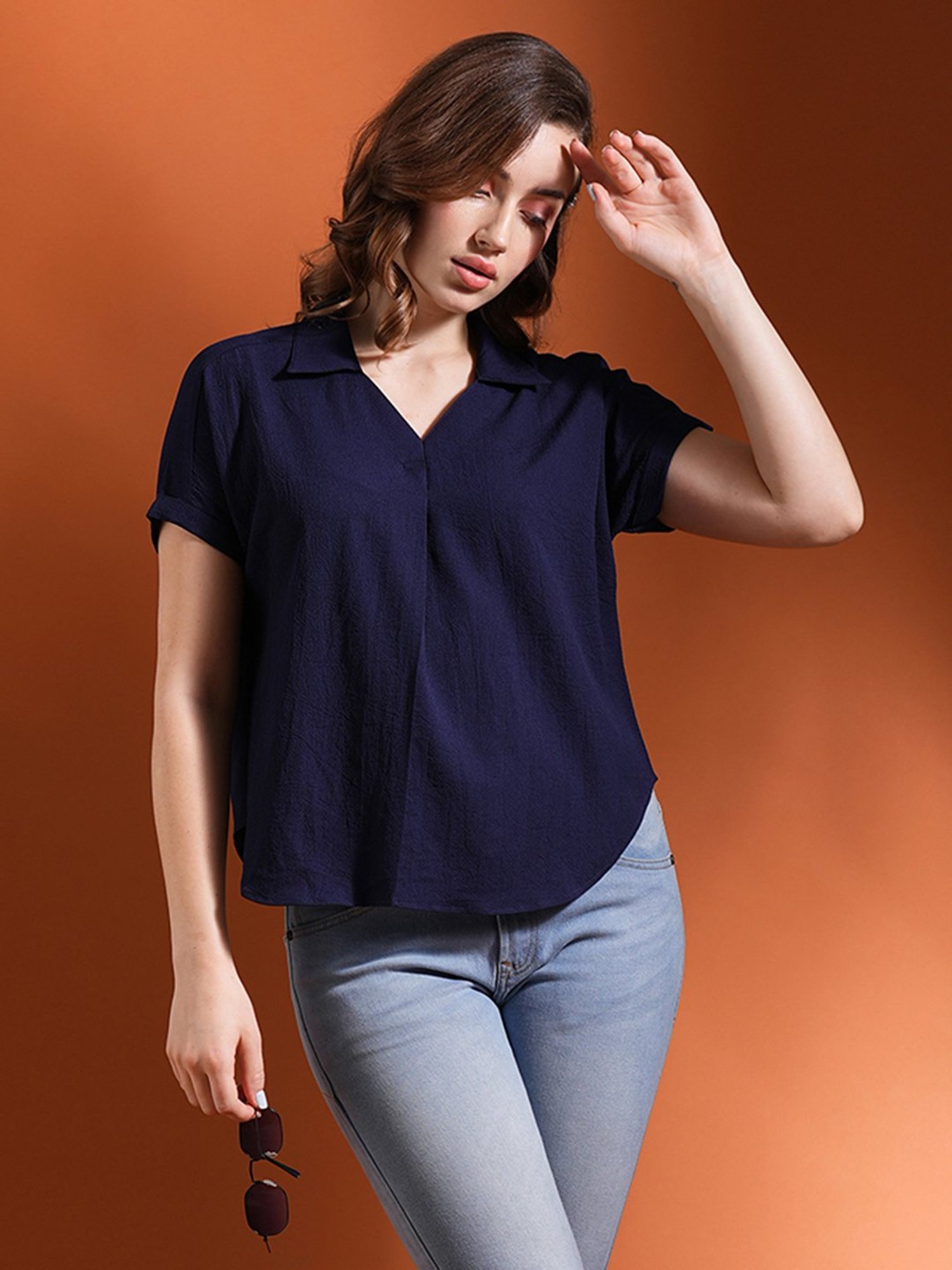 Globus Navy Top