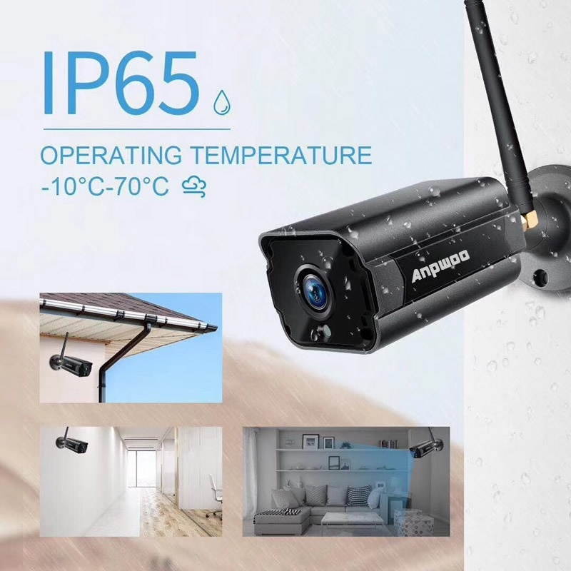 Anpwoo Paladin 720P HD WiFi IP Camera, Support Motion Detection & Infrared Night Vision & TF Card