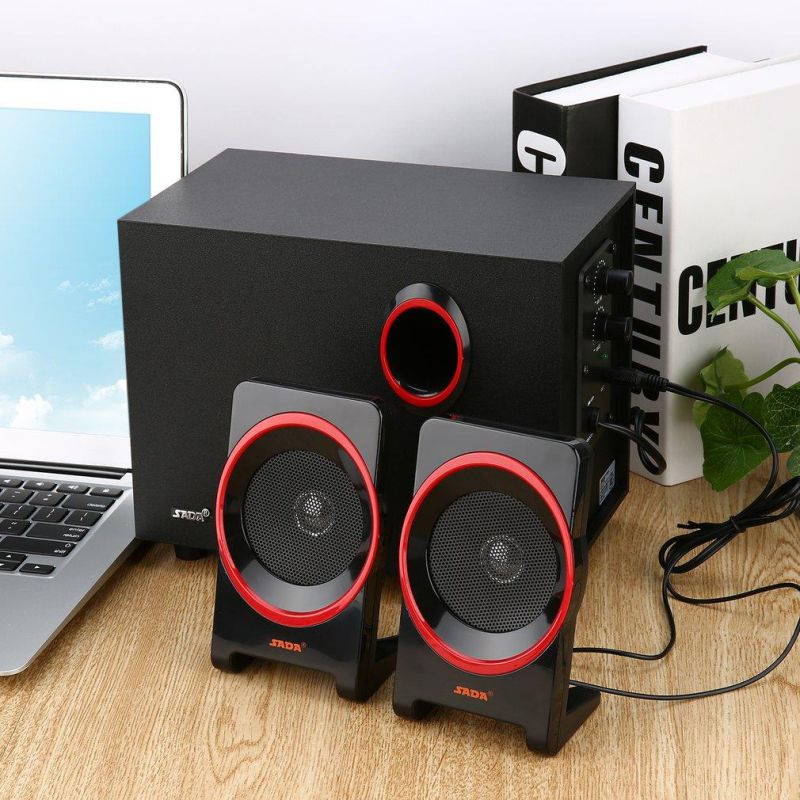 SADA SL-8018 Subwoofer Multimedia Portable Desktop Mini Satellite Speakers