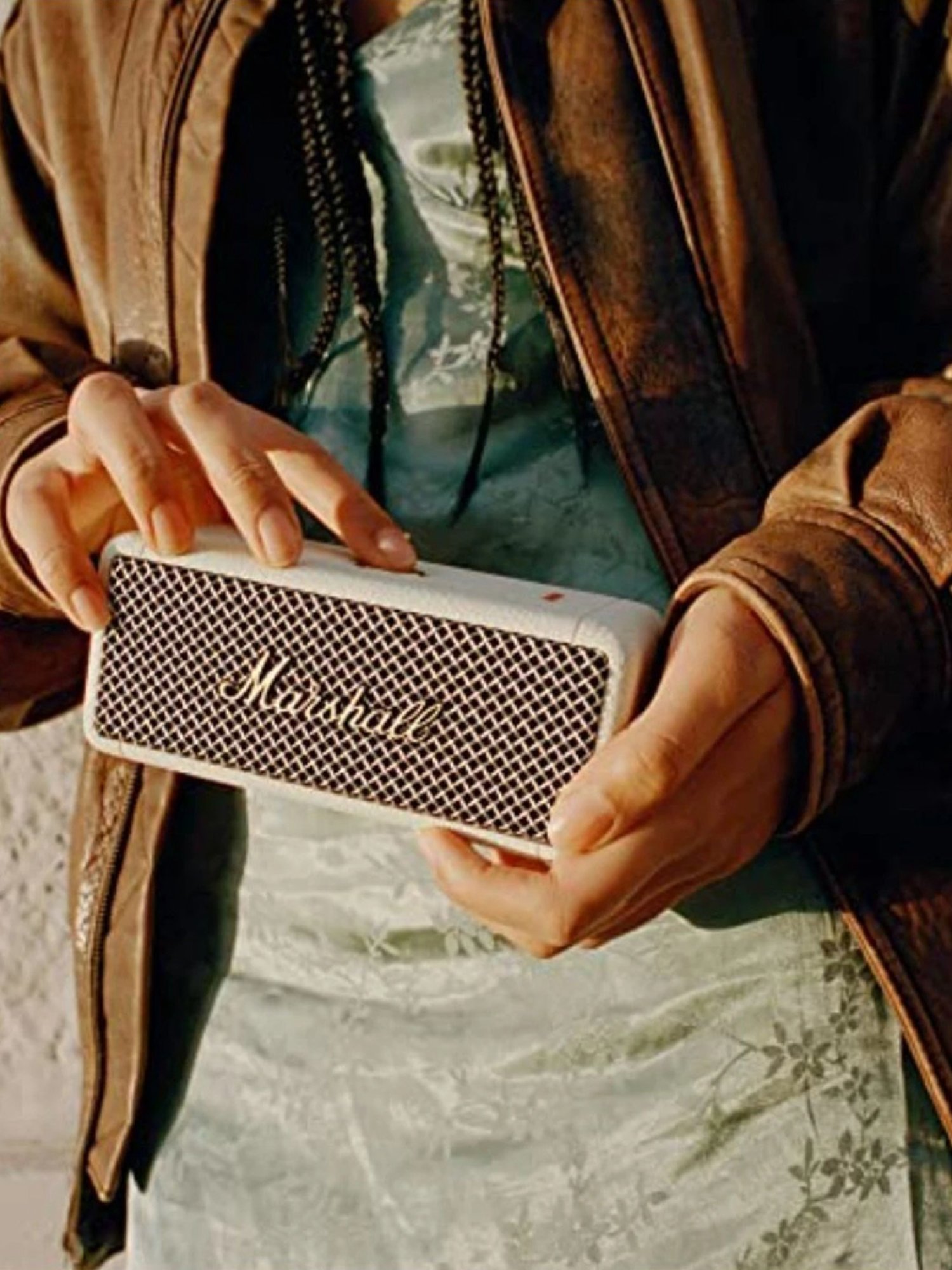 I Kall IK005 Bluetooth Tower Speaker (Brown)