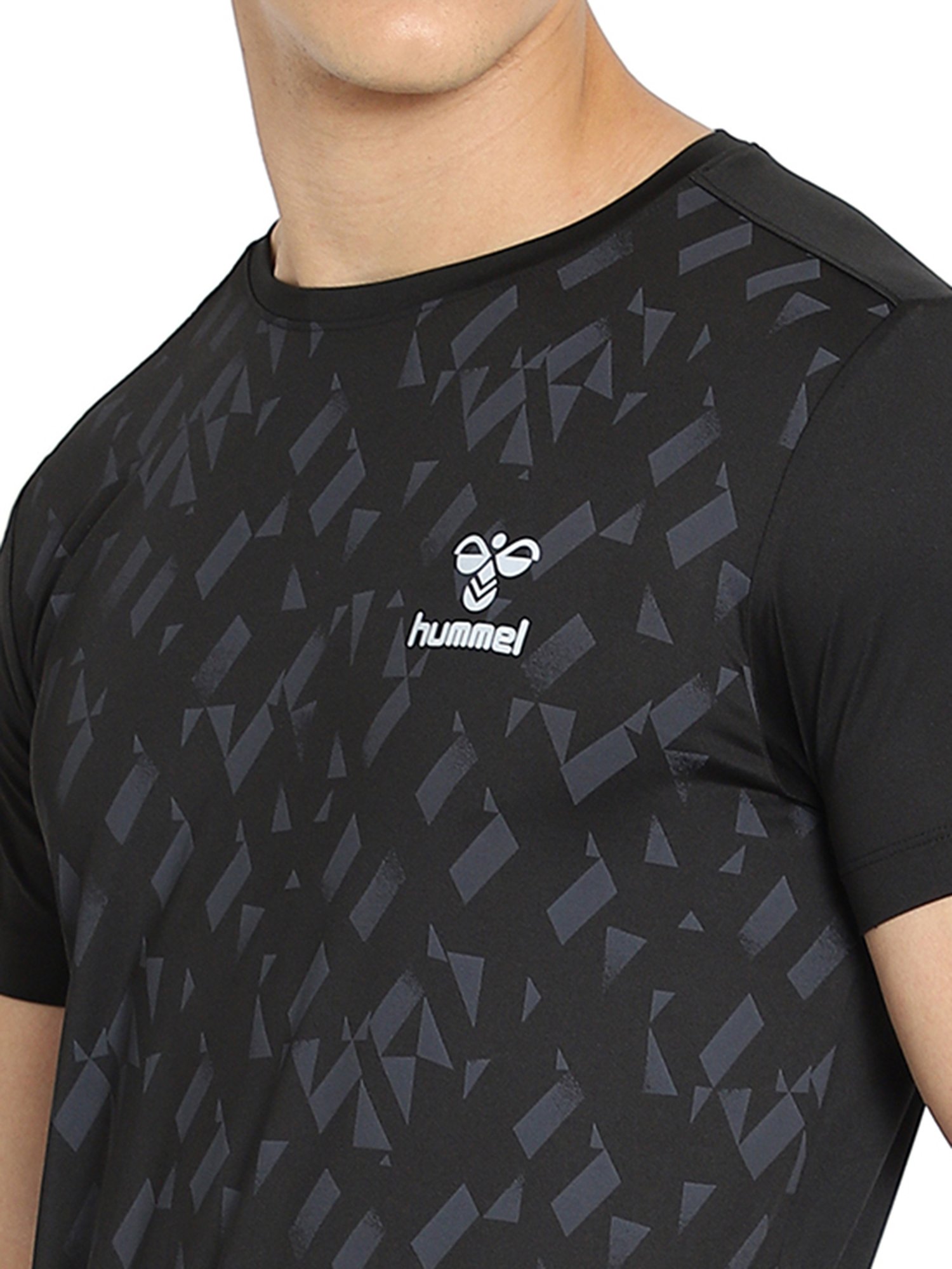 Hummel Black Round Neck T-Shirt