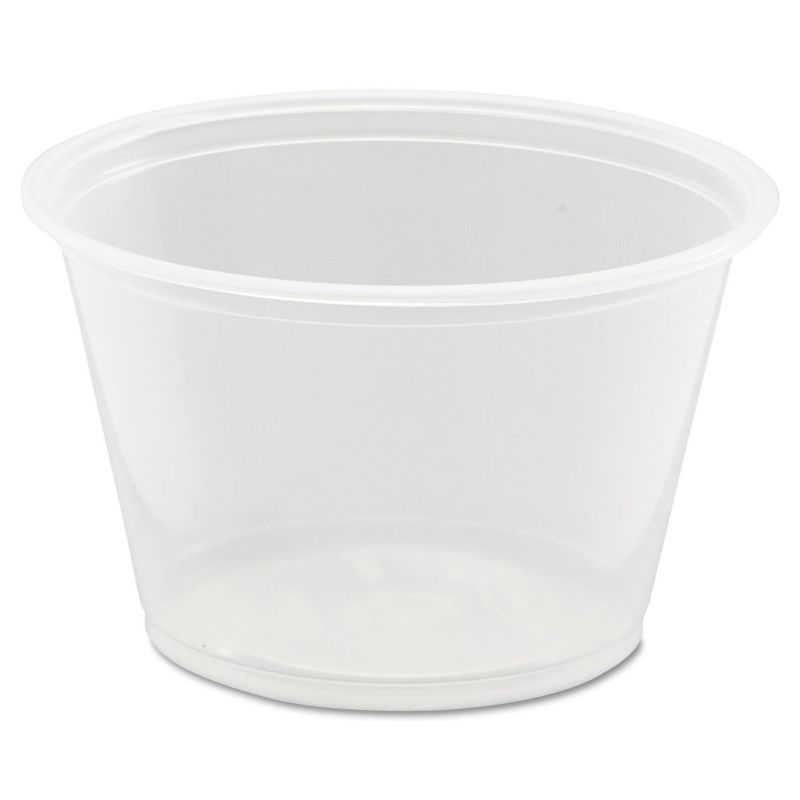 Dart Conex Complements Portion/Medicine Cups 4oz Clear 125/Bag 20 Bags/Carton 400PC