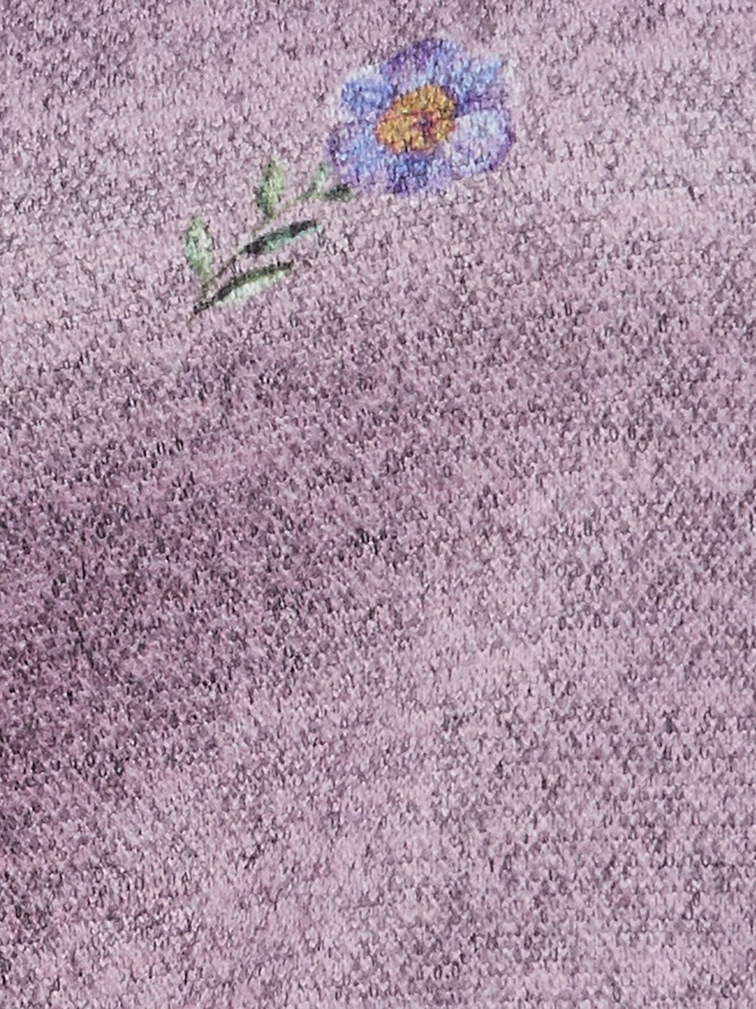 Colour Me by Melange Purple Floral Print A-Line Dress