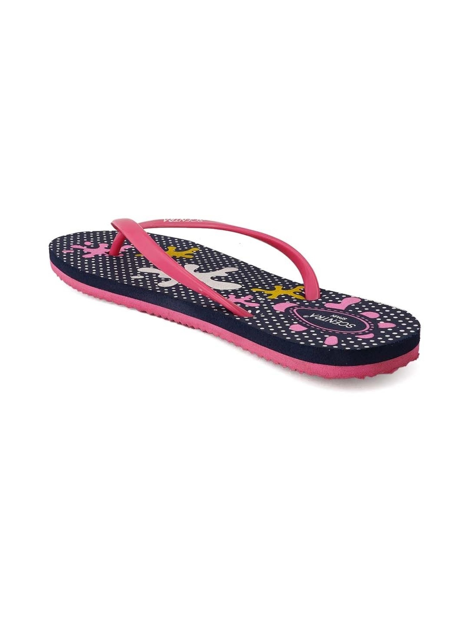 Scentra Women's Pink Flip Flops