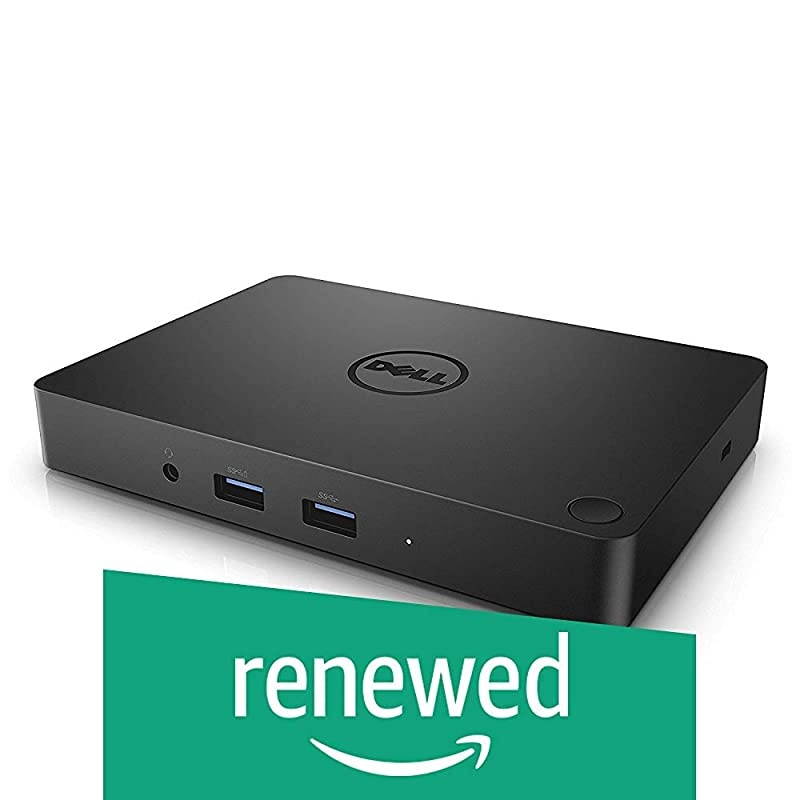 WD15 Monitor Dock 4K with 180W Adapter, USB-C, (450-AEUO, 7FJ4J, 4W2HW) (Renewed)