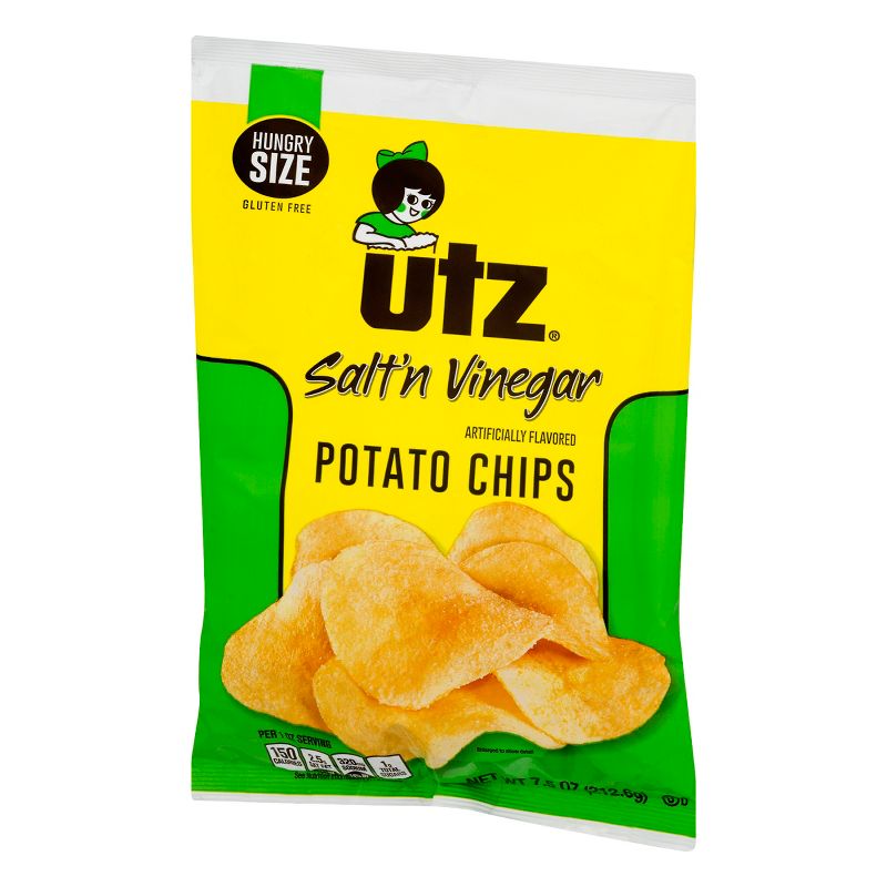 Utz Salt & Vinegar Potato Chips - 7.5oz