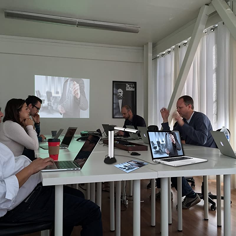 Document Camera with HD CMOS Sensor and OCR Function Time Shooting for Office Classrooms Labs Meeting Room Shooting for Office Classrooms Labs Meeting Room