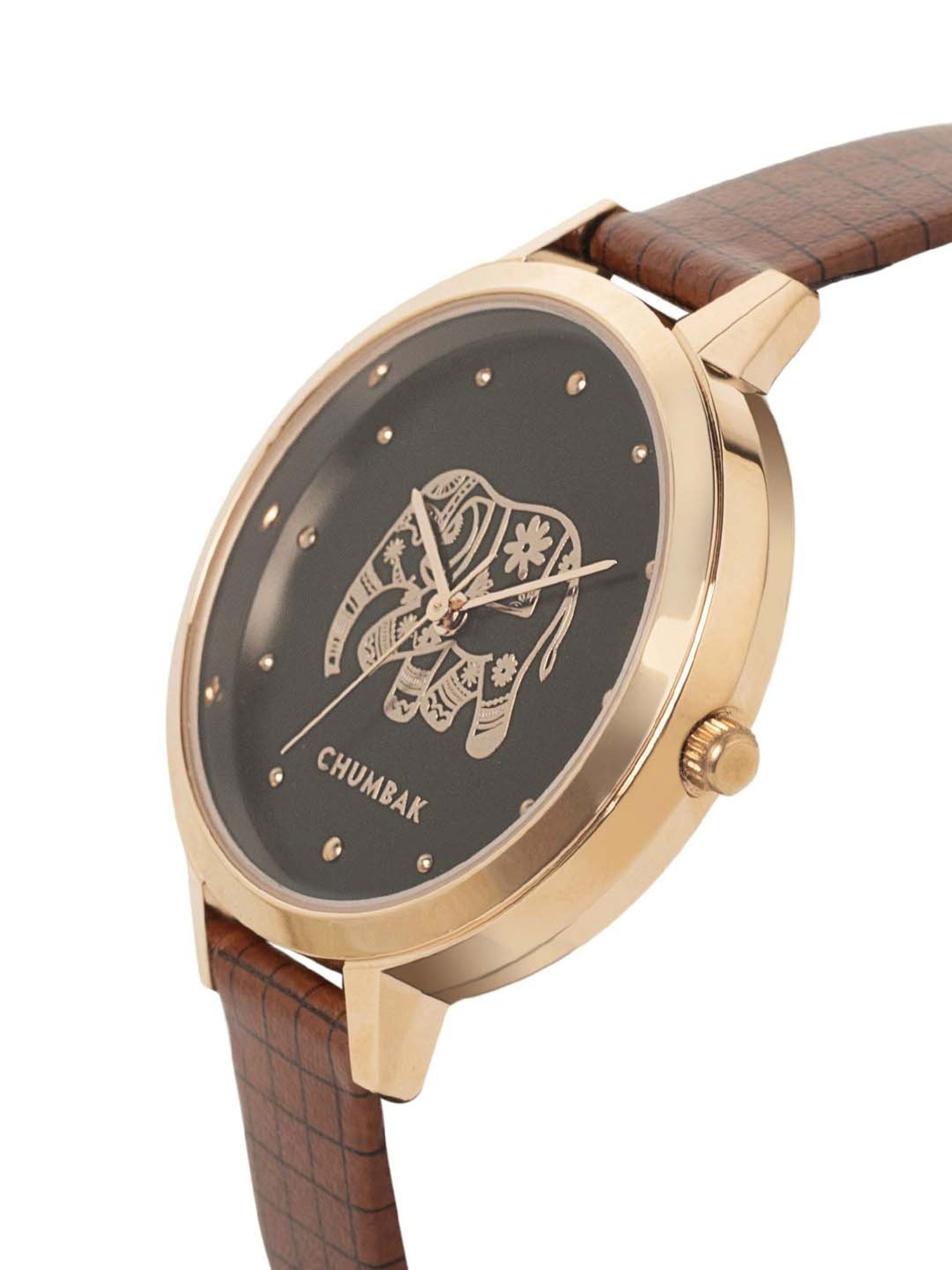 Chumbak UY3 Fantastical Elephant Analog Watch for Women with Bracelet Set Combo