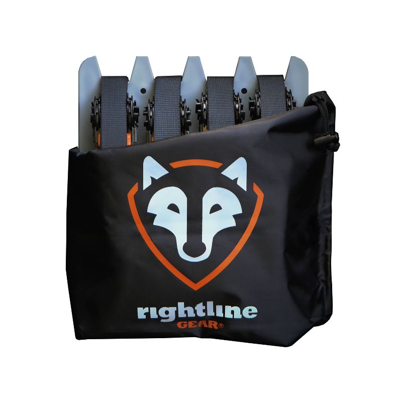 Rightline Gear Ratchet Straps with Weatherproof Organizer