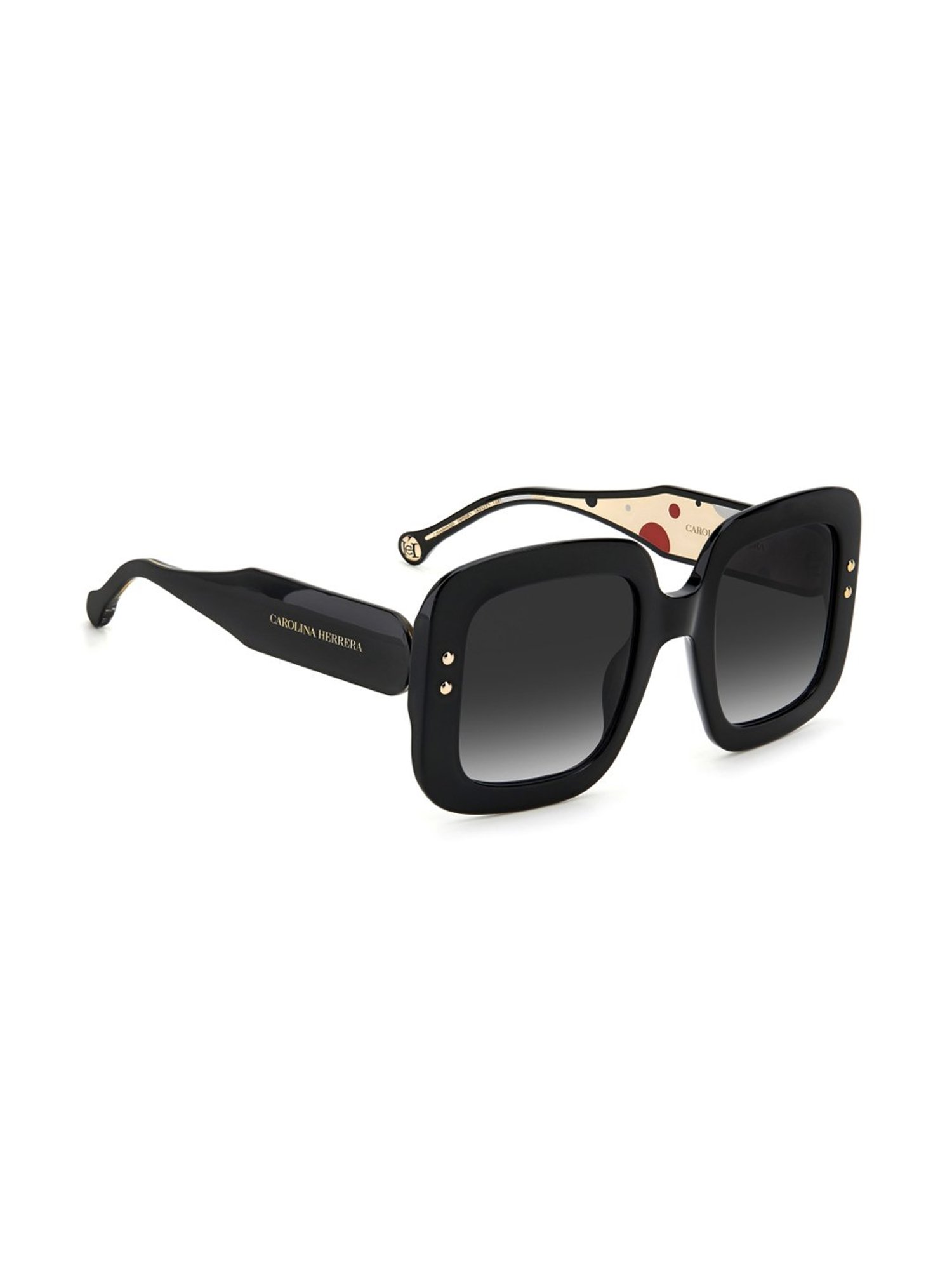 CAROLINA HERRERA 204974807529O Grey Square Sunglasses