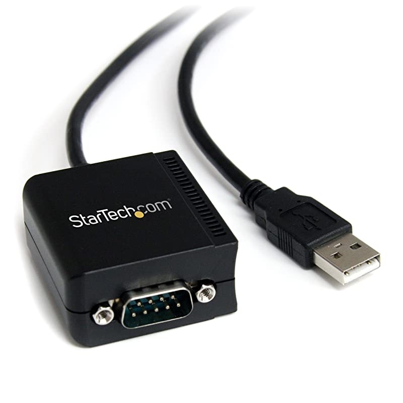 com USB to Serial Adapter 1 port USB Powered FTDI USB UART Chip DB9 9pin USB to RS232 Adapter ICUSB2321FBlack