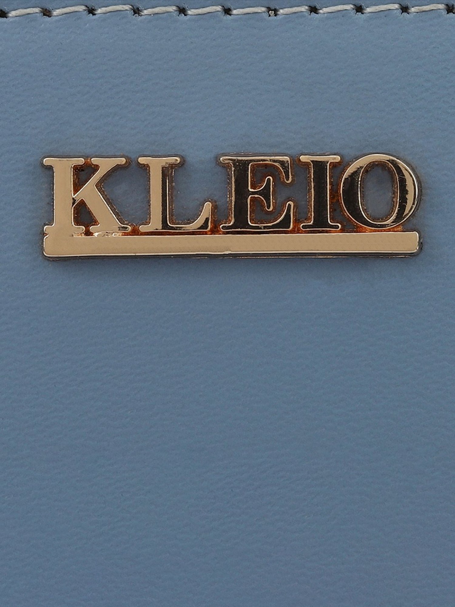 KLEIO Turquoise Color Block Wallet for Women