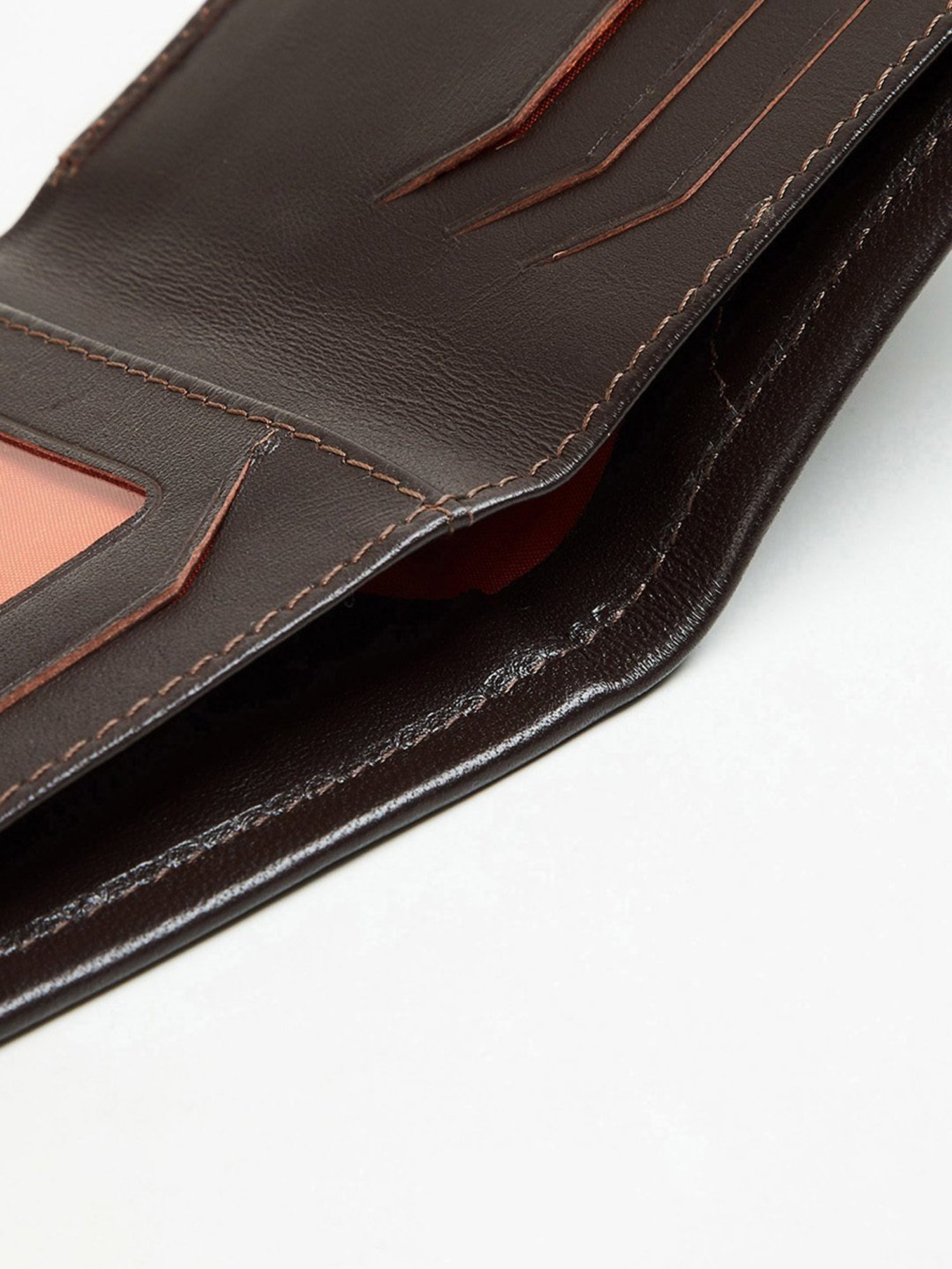 Code by Lifestyle Brown Leather Bi-Fold Wallet for Men