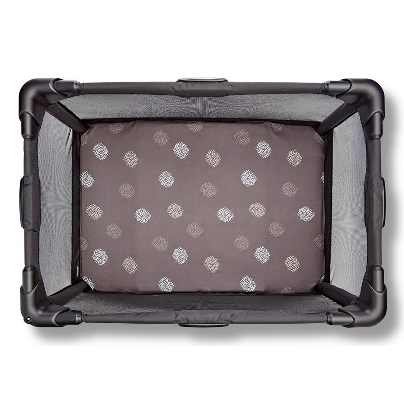 4moms Breeze Playard Sheet - White/Gray Cotton 2pk