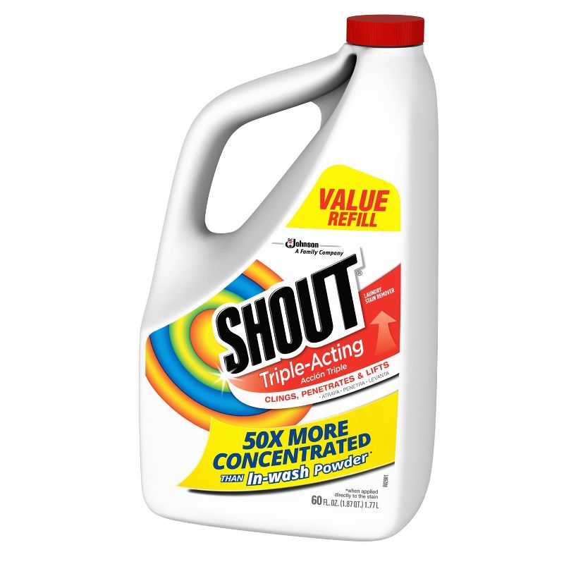 Shout Triple-Acting Liquid Refill 60 fl oz