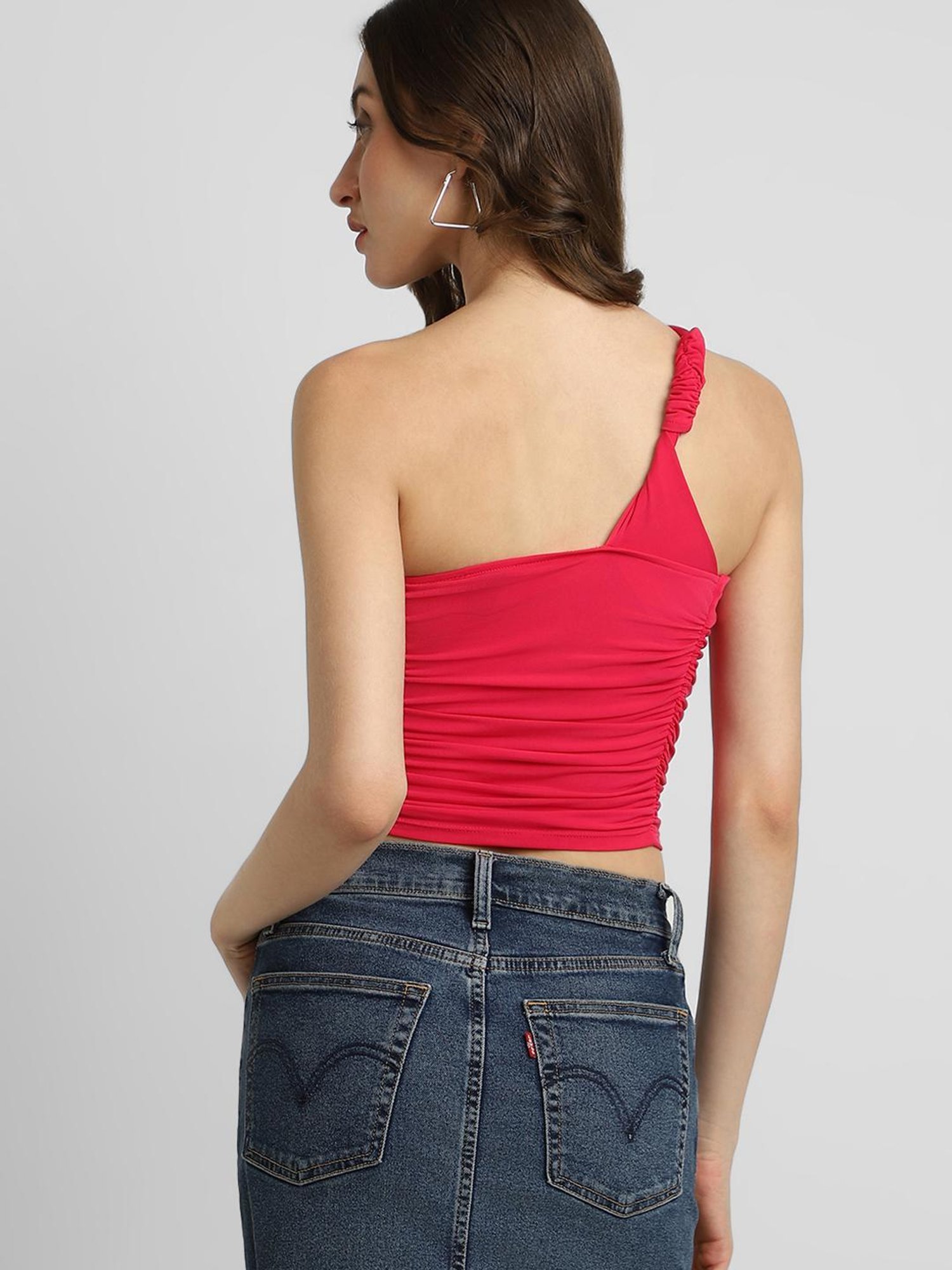 Forever 21 Pink Regular Fit Crop Top