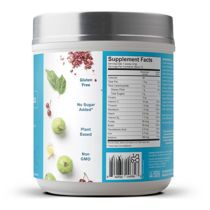 Ripple Vegan Protein Powder - Chocolate - 15.8oz