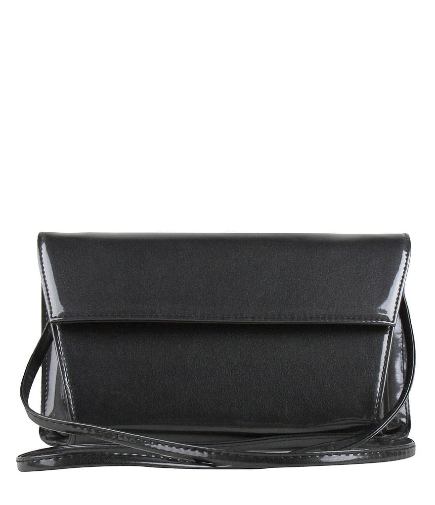 Kate Landry Satin Buckle Clutch Bag