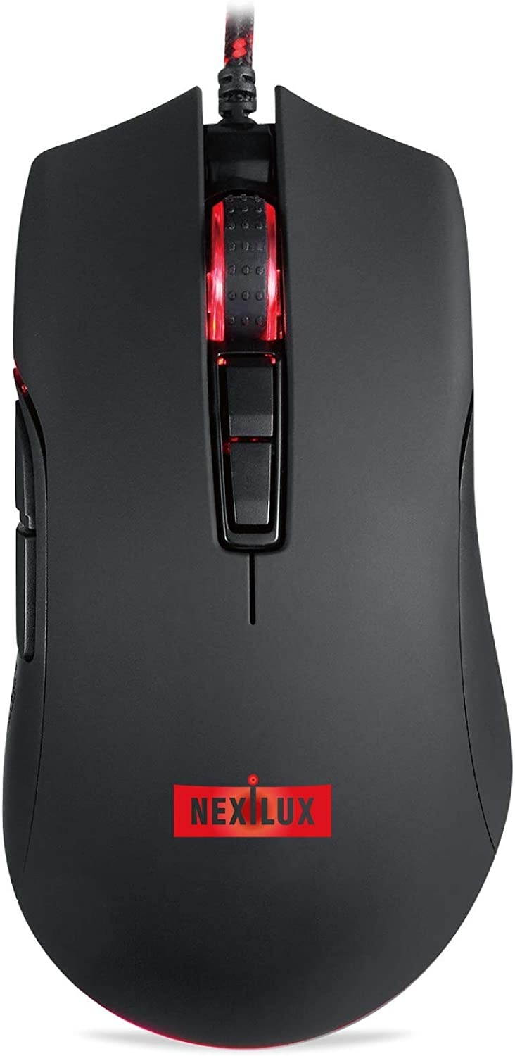 NEXiLUX Pro Gaming Keyboard and Mouse Combo Compatible with Playstation 4, Playstation 3, Xbox One, Xbox 360, Switch, Switch Lite and PC, NXL-95237