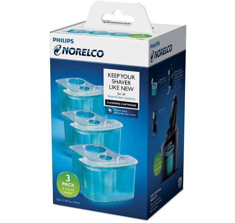 Philips Norelco Smartclean 3pk Replacement Cartridge - JC303/52