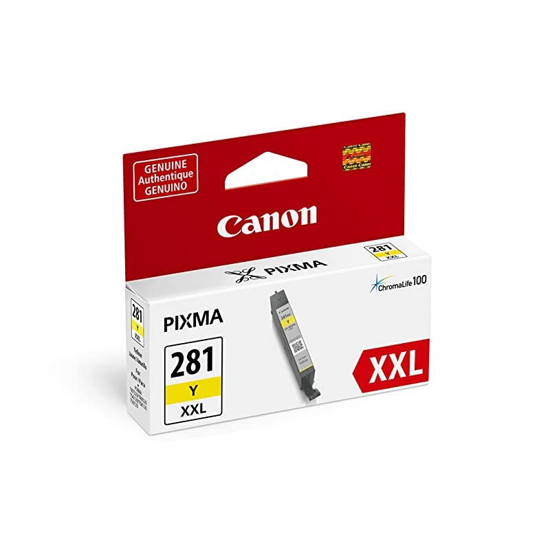 Genuine Ink Cartridge CLI-281XXL Yellow Ink