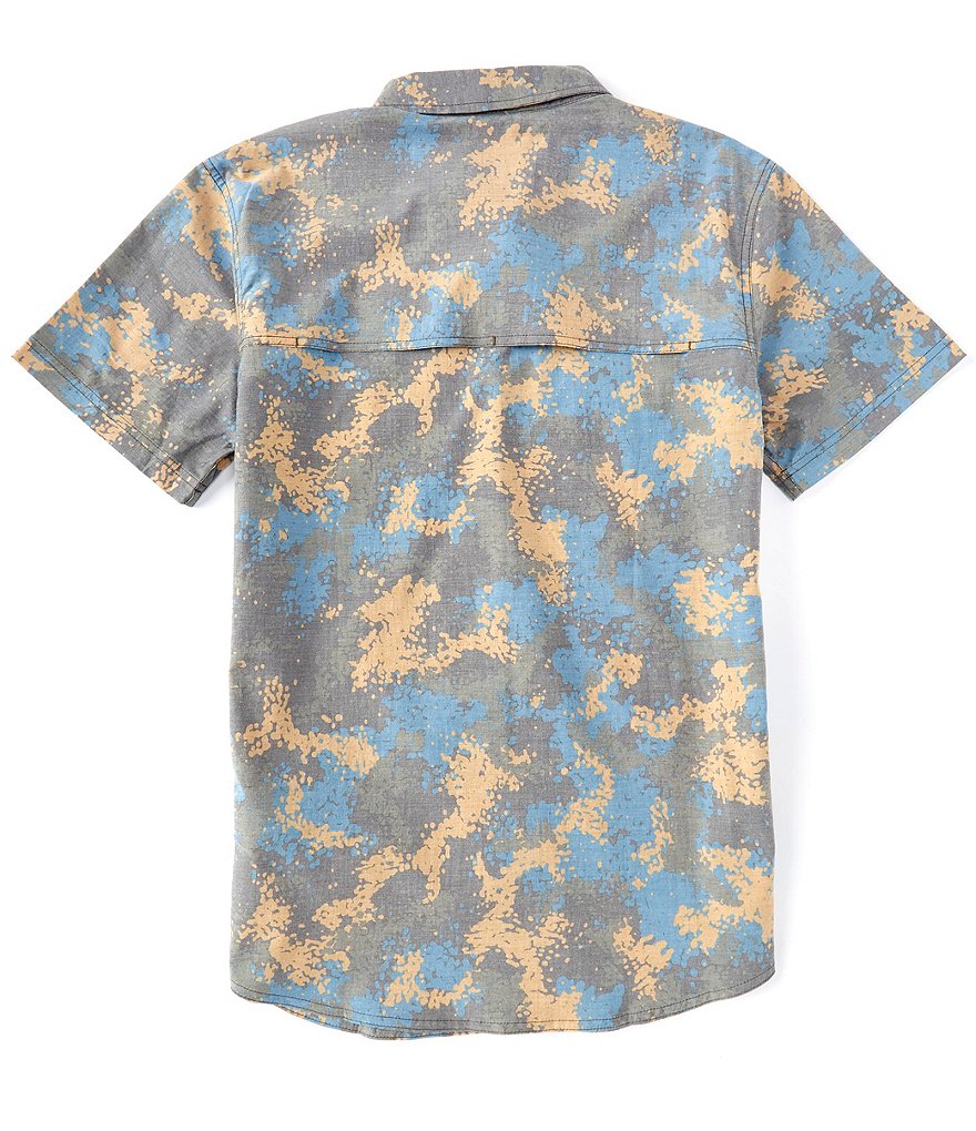 prAna Slim-Fit Sutherlin Performance Recycled Materials Short-Sleeve Woven Shirt