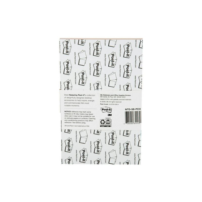 Post-it Daily Agenda Notepad - Light Peach