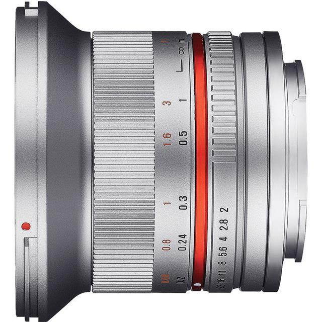 Samyang SY12M-MFT-SIL 12mm F2.0 Ultra Wide Angle Lens for Micro 4/3rds, Silver