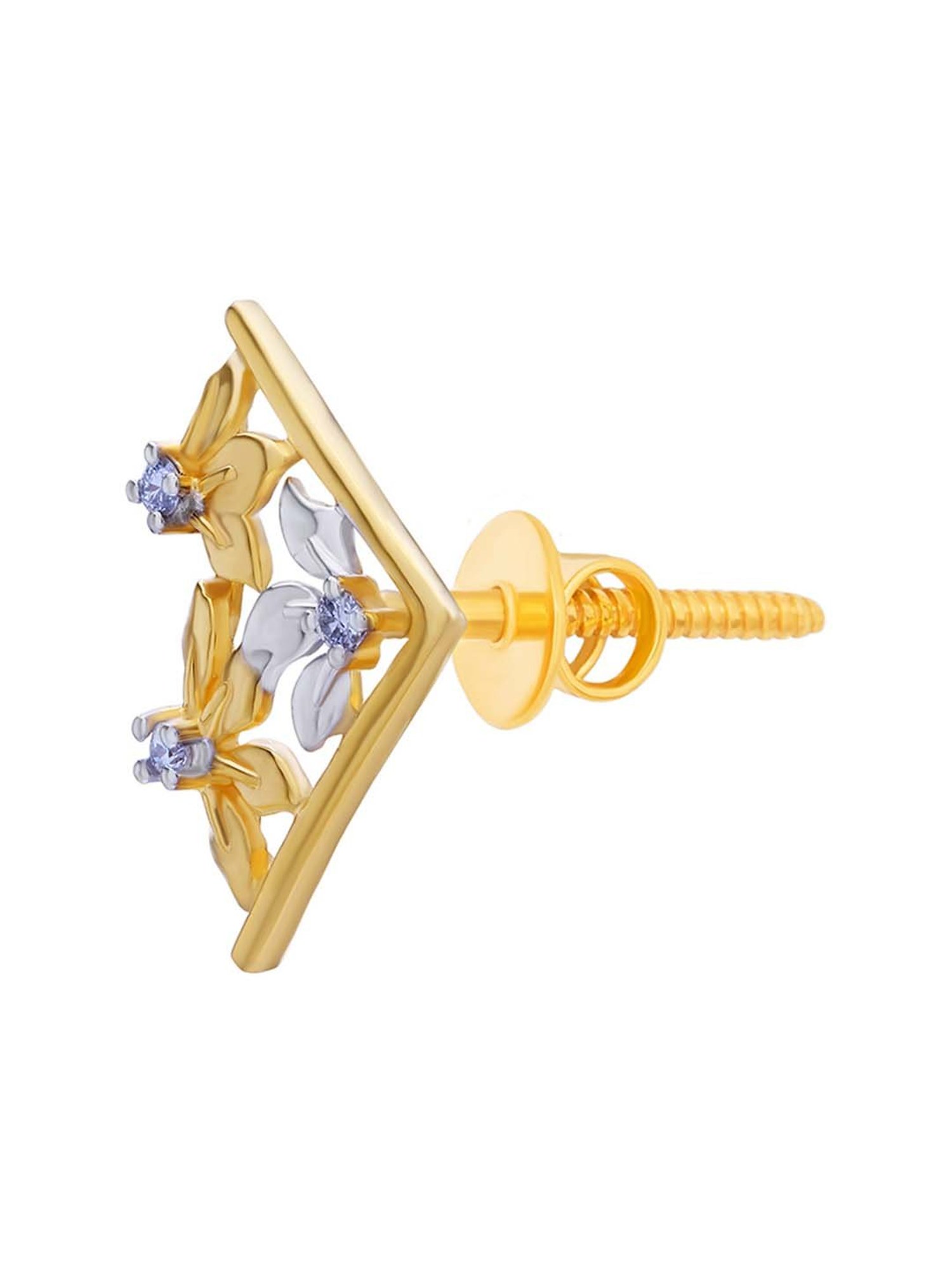 Waman Hari Pethe Jewellers 18k Gold & Diamond Earrings for Women