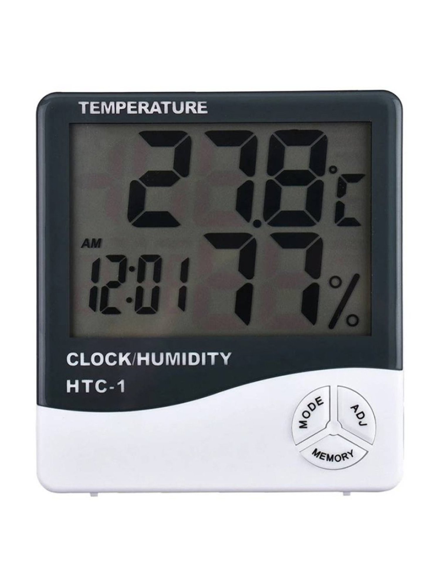 MCP HTC-1 Digital Room Thermometer (Black/White)