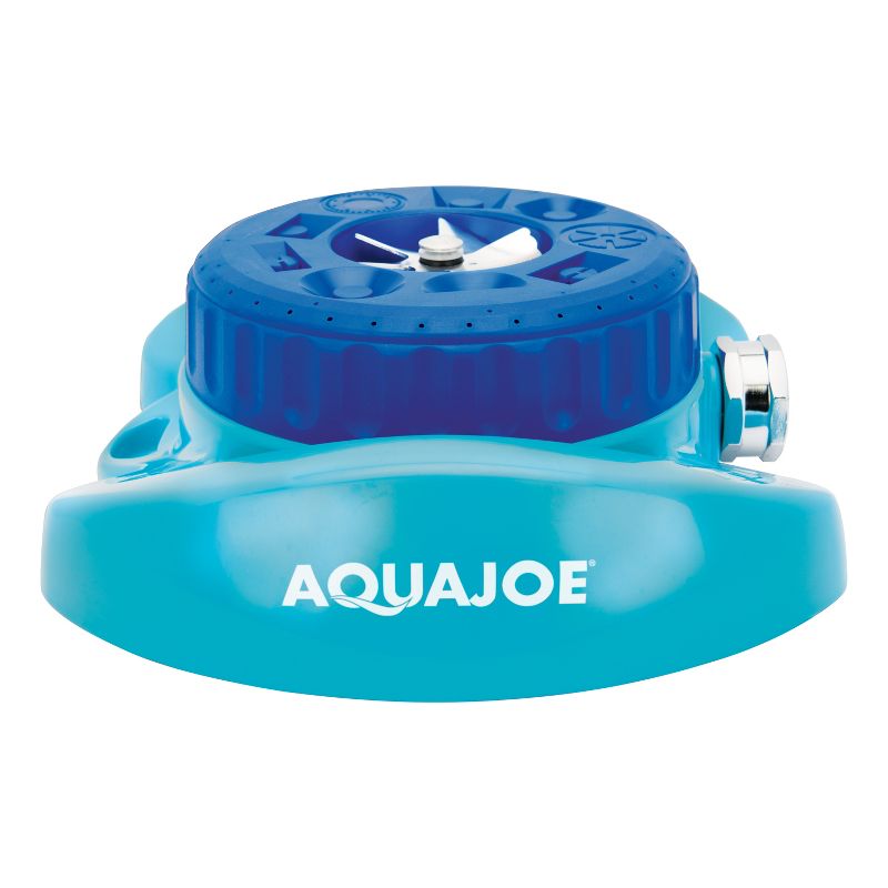 Aqua Joe AJ-TSSBM Indestructible Metal Turret Sprinkler | 9 Spray Patterns | 1022 sq ft Max Coverage